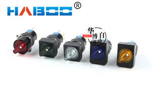 16 MM 2 o <span class=keywords><strong>3</strong></span> posiciones rectángulo botón selector haboo D16 serie interruptor selector Rotary - Product Image 4
