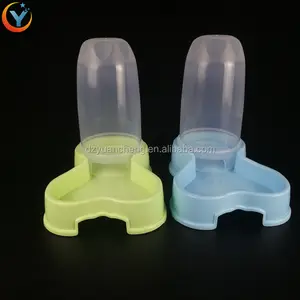 Bebedero de botella de agua para mascotas, alimentador automático de agua de plástico sin goteo para perros y gatos, tanque de agua, tanque de cría