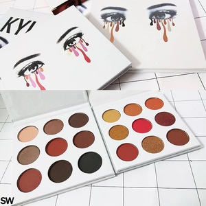Boîte d'emballage de palette de fards à paupières en carton personnalisée de haute qualité et colorée 2025 - Product Image 4
