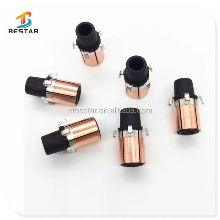 10x5x22- 5 bars copper commutatorfor 12V DC motor , free samples