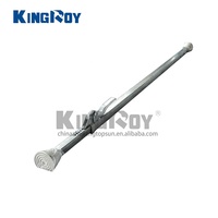 Barre de contrôle de cargaison carrée en acier de 1881 mm à 2934 mm, barre de verrouillage de charge à cliquet pour conteneur, stabilisateur de cargaison
