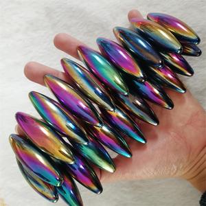Nueva llegada de cuarzo de Aura de Ángel arco iris de titanio de hematita cristal imán de <span class=keywords><strong>piedra</strong></span> para la decoración - Product Image 6