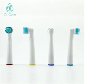 Otomatik Sonic 4 paket değiştirme diş fırçası başı EB17C ev kullanımı için benzersiz tasarım elektrikli diş fırçası başı s