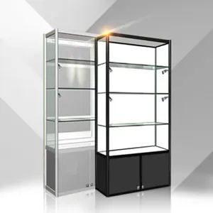 Modern Living Room Glass Display Showcase Cosmetic Shop Counter