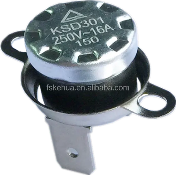 Bimetal Thermostat Pelindung Motor Pemanas Pemutus Sirkuit Listrik