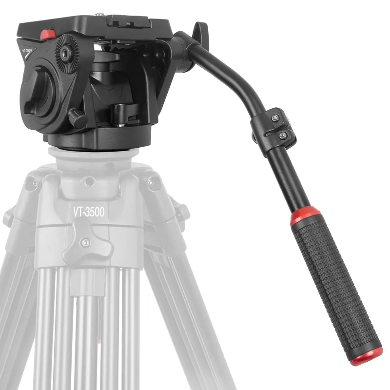 Kingjoy Tripod Action Fluid Drag Head Video Camera For DSLR Shooting Filming VT-3530