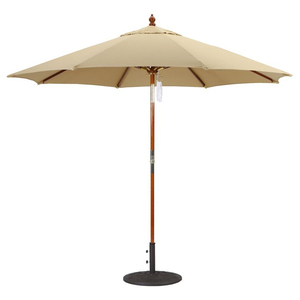 Parasol de plage en bambou et bois, parasol de terrasse extérieur avec base pour l'Espagne, Yichang Murphy's Irish Stout - Product Image 5