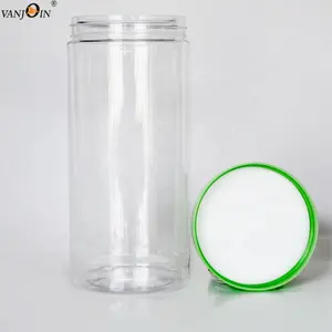 BPA Libero contenitore di plastica per il pacchetto di cibo 32 oz insalata di ghiaccio-crema vaso con la bocca larga 1 litro