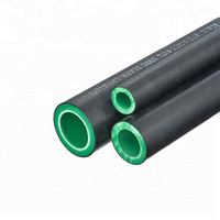 Tuyau PPR de couleur grise, type 3 avec raccords, vente chaude, PN 25, isolation thermique transparente, tuyau d'alimentation en eau en plastique, taille du tuyau PPR