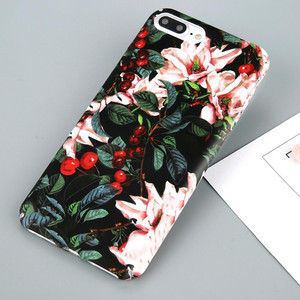 Alta calidad floral de la cereza flor hojas hard PC Phone casos para el <span class=keywords><strong>iPhone</strong></span> x <span class=keywords><strong>8</strong></span> <span class=keywords><strong>8</strong></span> más 7 7 más 6 6 s 5S <span class=keywords><strong>se</strong></span> - Product Image 4