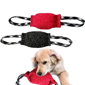 Herramienta de entrenamiento personalizada para perros, traje de lino para morder, cuerda de algodón, juguete para masticar