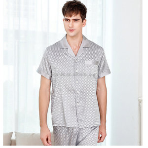 <span class=keywords><strong>Pigiama</strong></span> da uomo in seta 100% traspirante, in offerta speciale - Product Image 2