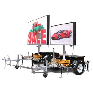 Opt19 Kleurrijke Vms Draagbare Variabele Zonne-Energie Reclame Full Color Vms Trailer - Product Image 2