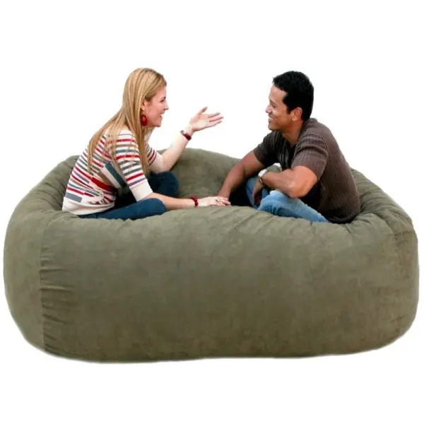 Divano moderno grande rotonda beanbag divano schiuma di riempimento sacchetto di fagioli