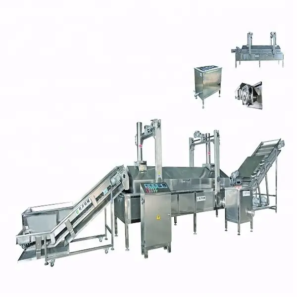 Continuous Frying Machine Chicken Nugget Production Line