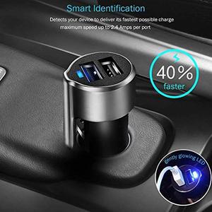 Adaptateur de voiture double USB et kit d'outils d'évacuation d'urgence Brise-vitre de sécurité et coupe-ceinture de sécurité Chargeur de voiture - Product Image 4