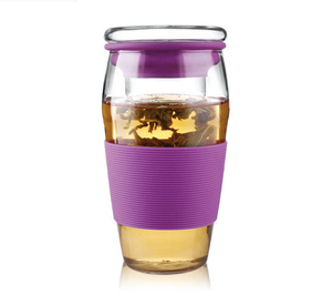 Tazza da tè Gaiwan in vetro <span class=keywords><strong>con</strong></span> coperchio e <span class=keywords><strong>piattino</strong></span>, tazza per infusione Gongfu senza manico - Product Image 5
