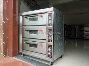 High Quality 3-Deck 6-Trays Electric <strong>Oven</strong> for Restaurant/Commercial <strong>Bread</strong> Electric <strong>Oven</strong> - Product Image 4
