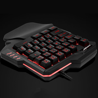 Clavier de jeu à main USB de jeu personnalisé OEM, 2.4 ghz, accessoires pour ordinateur, notebook, avec pavé tactile