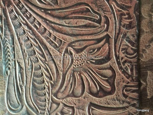 Molde de aluminio para moldeado de vehículo, placa de grabado de cuero con apariencia <span class=keywords><strong>3D</strong></span> - Product Image 3