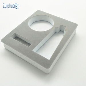 Flocking eva foam insert flocked foam box tray liner