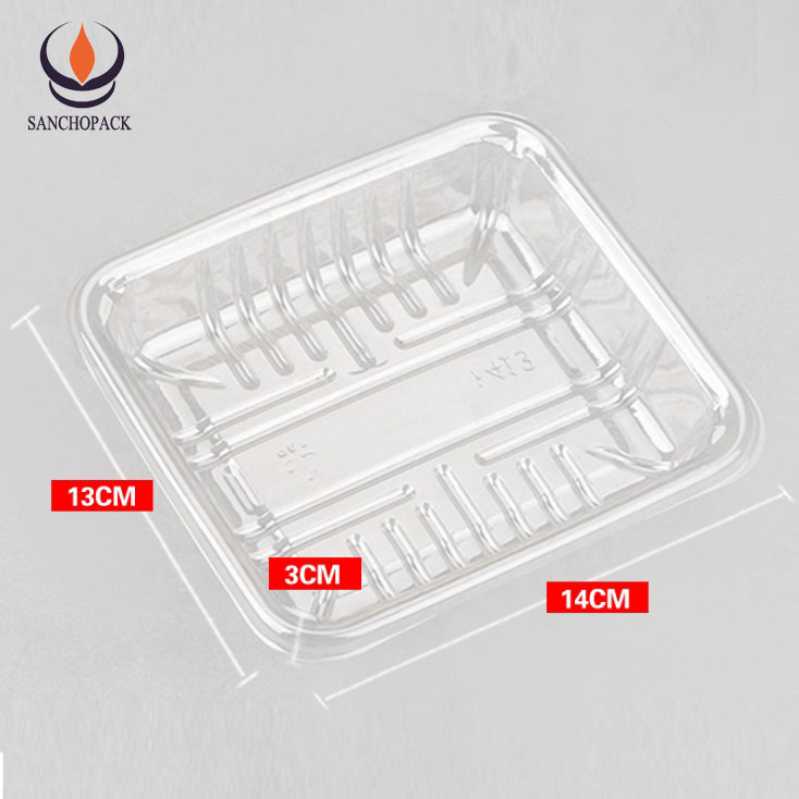 Оптовая продажа, прозрачный контейнер для упаковки черники 125 г