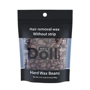 Pop Merk Veiligheid Lichaam Chocolade Smaak Seal Wax Kralen Hair Verwijderen Wax