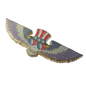 Insignia de plata antigua 3D personalizada para motocicleta - Product Image 5