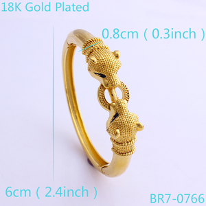 Bracelet pour <span class=keywords><strong>homme</strong></span> <span class=keywords><strong>en</strong></span> cuivre/laiton épais à motif léopard, tendance vintage, plaqué <span class=keywords><strong>or</strong></span> 18 carats, cadeau pour <span class=keywords><strong>homme</strong></span> - Product Image 6
