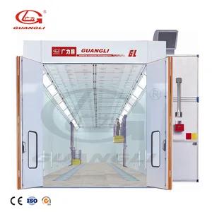 Guangli truck paint booth for sale/used industrial paint booth/bus spray booth