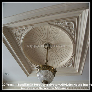 Decorazione di interni Lampadario Supporto Soffitto di Gesso Medalion Pannello Quadrato - Product Image 2