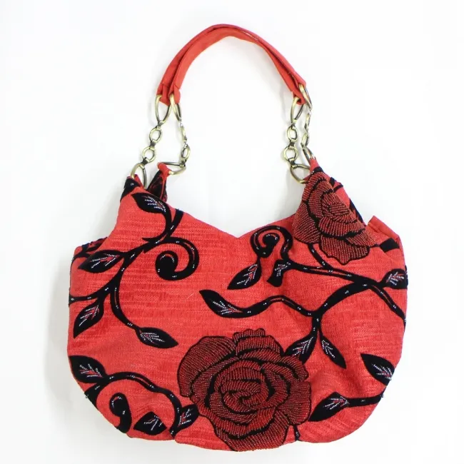 Red Rose Woman Fashion Bag