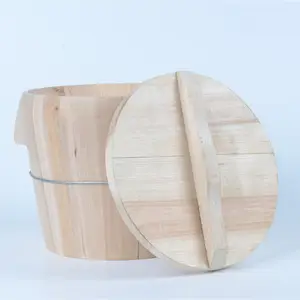 Vaporera comercial de madera Natural, rollo de arroz