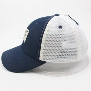 成人 58厘米红色白色 Snapback 经典与刺绣补丁高品质全网格泡沫卡车司机帽子和帽子