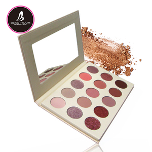 BeautyDom paleta de sombra de ojos 15 <span class=keywords><strong>colores</strong></span> altamente pigmentadas maquillaje sombra de ojos a prueba de agua caliente - Product Image 6