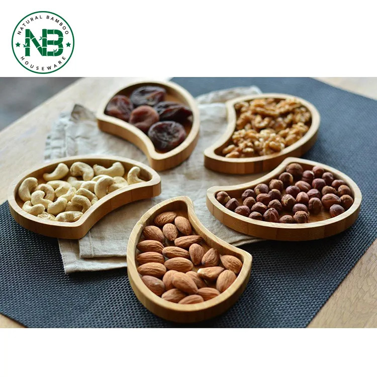 Câu Đố Đa Chức Năng Nuts, Món Khai Vị, Snack Và Bữa Sáng Khay Tre