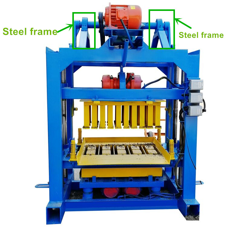 QTJ4-40 Semi Automatic Brick Making Machine - Efficient