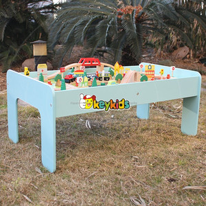 Los cabritos de madera educativos al por mayor del juguete diy entrenan a la tabla para la diversión W04C071 - Product Image 3