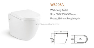 Plaza nueva de baño diseño china wholesale <span class=keywords><strong>tocador</strong></span> montado en la pared - Product Image 6