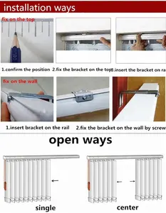 Self Blind Motorized Smooth Open Close Sun Proof Soft Vertical Blind