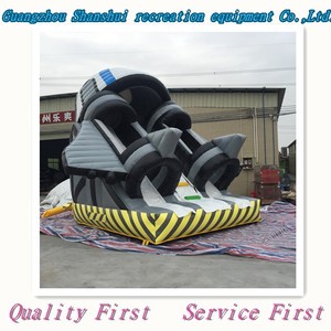 Toboggan aquatique <span class=keywords><strong>gonflable</strong></span> géant Shanshuitoys Dragon <span class=keywords><strong>de</strong></span> 300 m avec <span class=keywords><strong>piscine</strong></span>, pour usage commercial extérieur, garantie 2 ans, en PVC - Product Image 6
