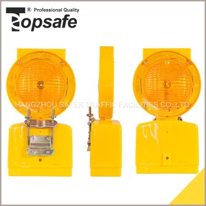 Amarillo Lente de La PC CE Solar semáforo destello, luz intermitente de seguridad vial - Product Image 1