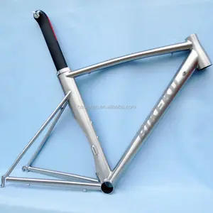 Popular Aero frame titanium track bike frame-HFT-T1635E with 9010 RS DIRECT MOUNT brakes braze on front deraillieurs