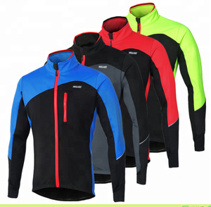 Chaqueta <span class=keywords><strong>de</strong></span> <span class=keywords><strong>Ciclismo</strong></span> <span class=keywords><strong>de</strong></span> Invierno ARSUXEO 17D Transpirable <span class=keywords><strong>de</strong></span> Secado Rápido con Bolsillo Trasero - Product Image 1