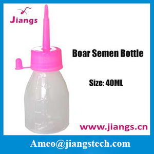 Veterinario favorable/práctico botella de recogida de esperma wth enchufe para el cerdo - Product Image 2
