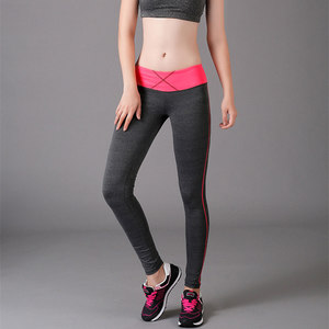 กางเกงโยคะสปอร์ตบล็อกสีแซ็กซี่เกิร์ลรัดรูป - Product Image 6