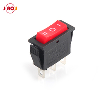 JIAOU KCD3-103 3 Pin 3 Positie Tuimelschakelaar 28*10.5 SPDT ON-OFF-ON Boat Rocker Switch