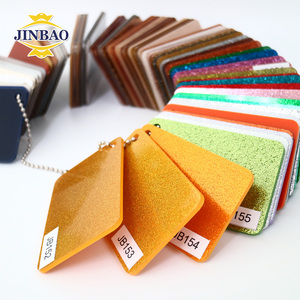 JINBAOプラスチック<span class=keywords><strong>PMMA</strong></span>材料半透明グリッタースパークル<span class=keywords><strong>Pmma</strong></span>固体表面アクリルシート - Product Image 1