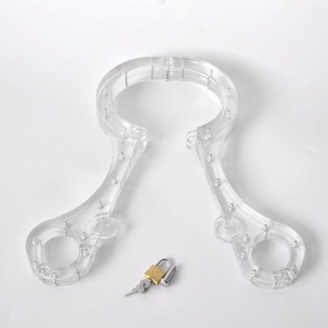Nouveau fétiche érotique jouets bdsm bondage <span class=keywords><strong>siamois</strong></span> sexy cou collier menottes esclave poignet restrictions colliers menottes - Product Image 3