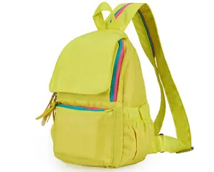 Soft light SGS nylon teens school bag bag foldable design